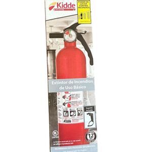 Kidde Fire Extinguisher 1-A:10-B:C Easy-Read Gauge Kitchen Use